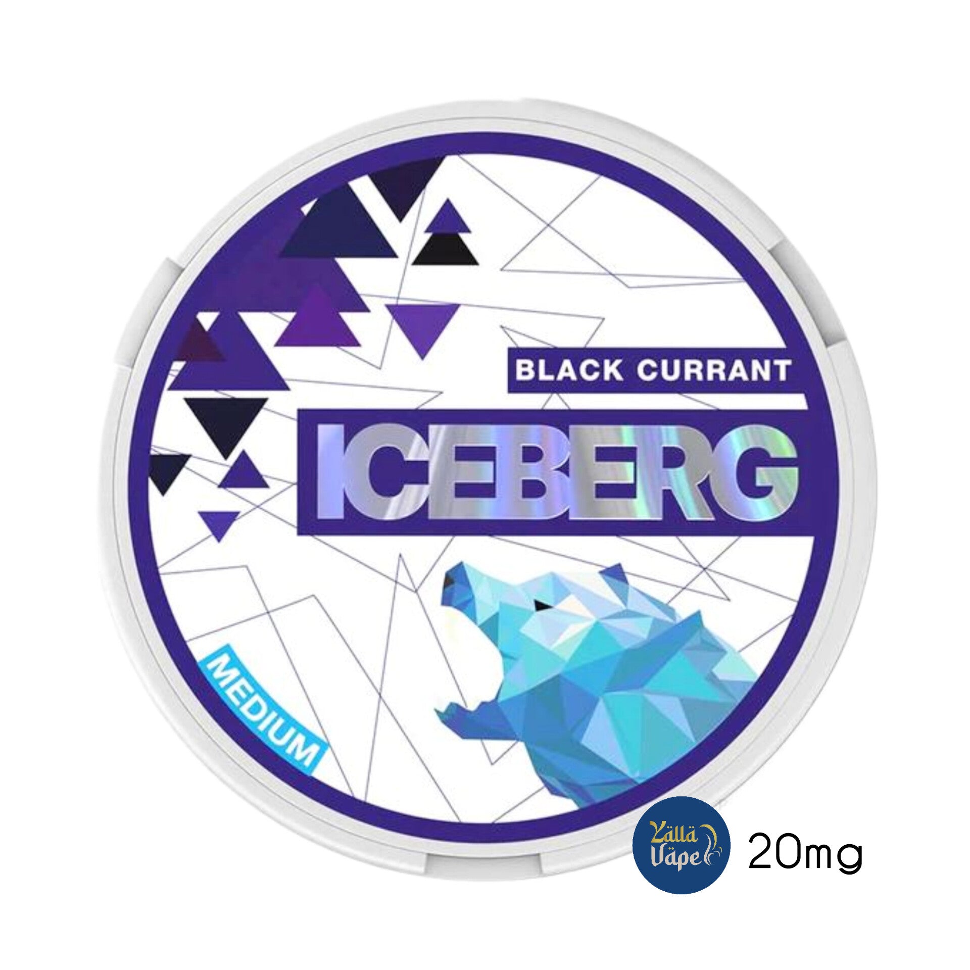 IceBerg Black Currant 20mg Nicotine Pouches 