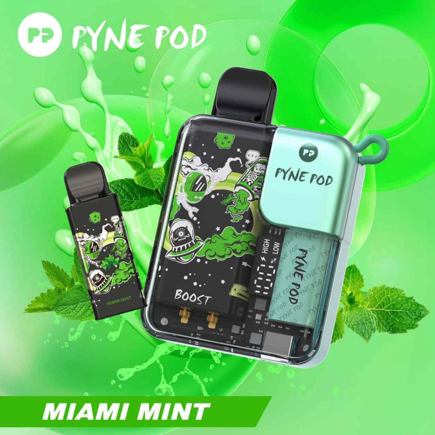 Pyne Pod 8000 Puffs Disposable Vape kit (Replaceable Pod) In Dubai UAE