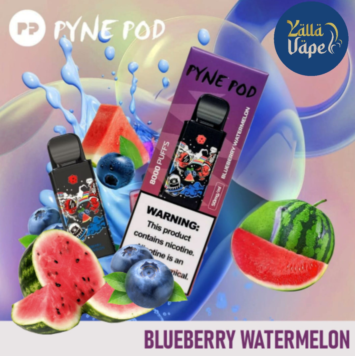 Pyne Pod Replaceable Pod 8000 Puffs Disposable Vape In Dubai UAE