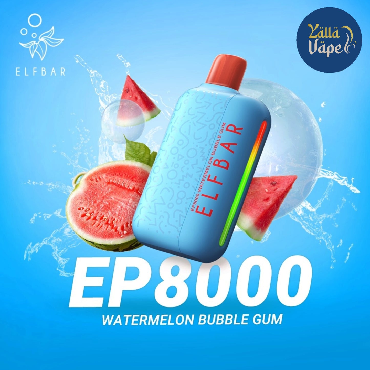 ELF BAR EP8000 Puffs 50mg (Non Chargeable) Disposable Vape