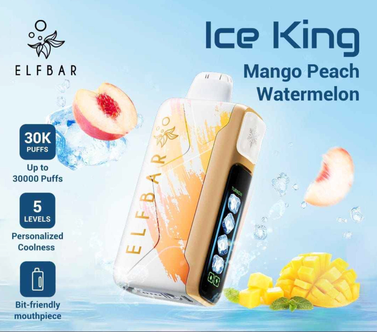 ELF BAR Ice King 30000 Puffs Disposable Vape 50mg