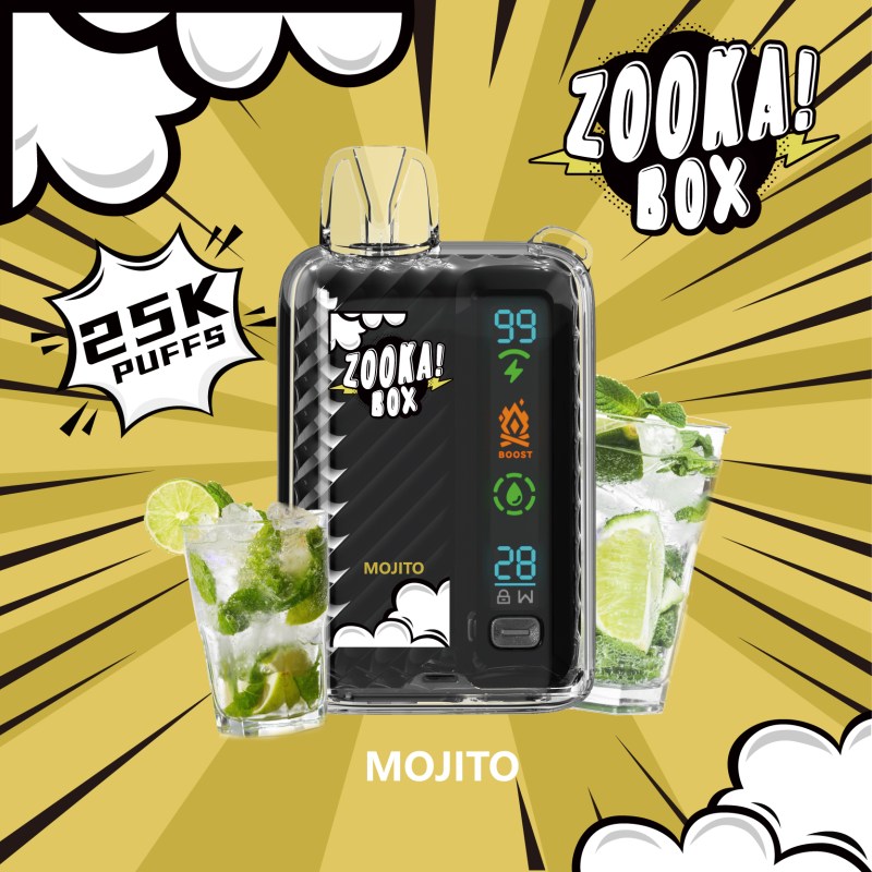 ZOOKA BOX 25000 Puffs 20mg By BAZOOKA