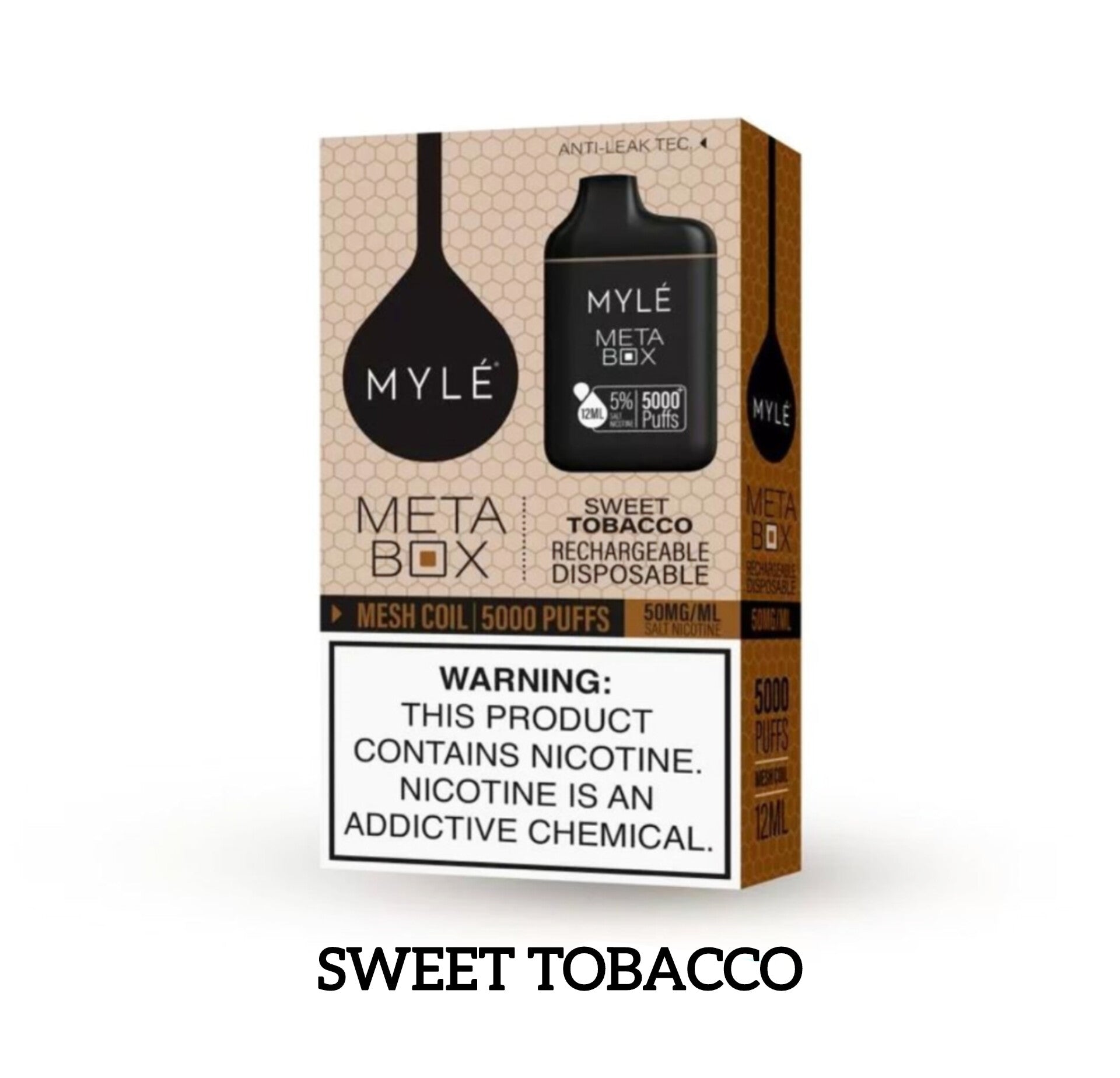 MYLE META BOX 5000 Puffs Disposable Vape - YALLA VAPE