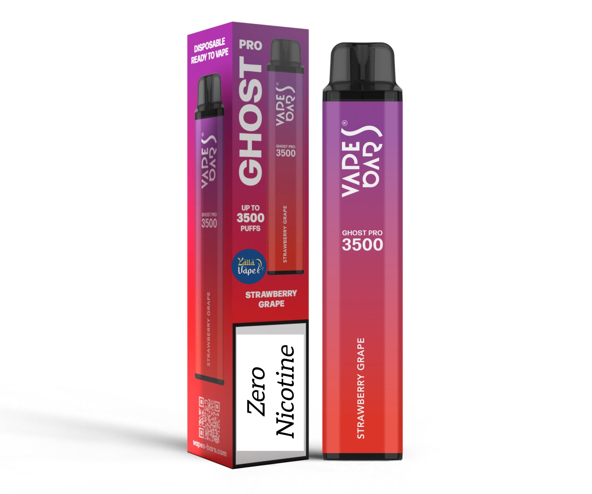VAPES BARS GHOST PRO 3500 Puffs (ZERO NICOTINE) Disposable Vape YALLA VAPE VAPES BARS GHOST PRO 3500 Puffs (ZERO NICOTINE) Disposable Vape YALLA VAPE