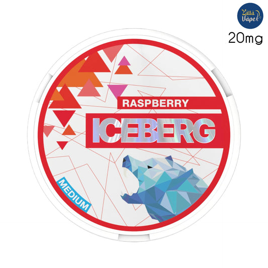 ICEBERG Raspberry Medium - 20mg Nicotine Pouches/SNUS