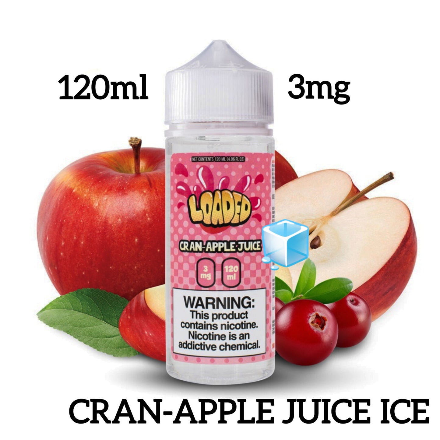 LOADED CRAN-APPLE JUICE ICE - 120ml E-Juice