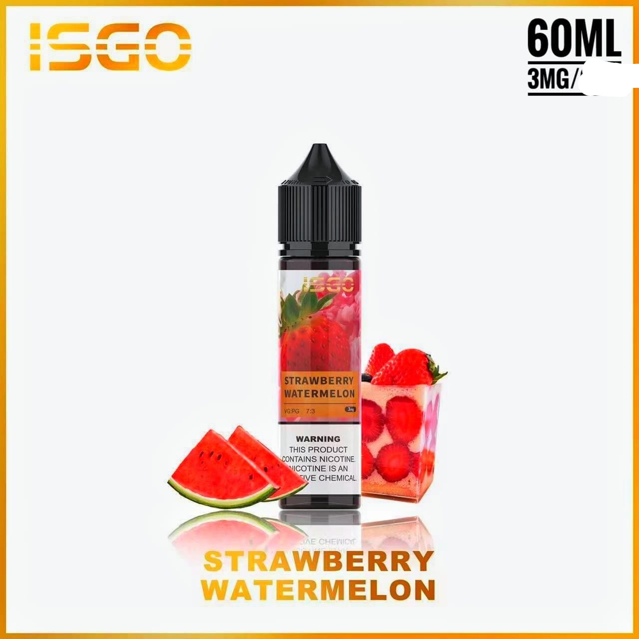 ISGO 60ML E-LIQUID 3mg & 6mg ALL FLAVORS