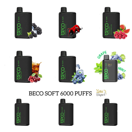 Beco Soft Disposable Vape 6000 Puffs 20mg & 50mg In Dubai UAE