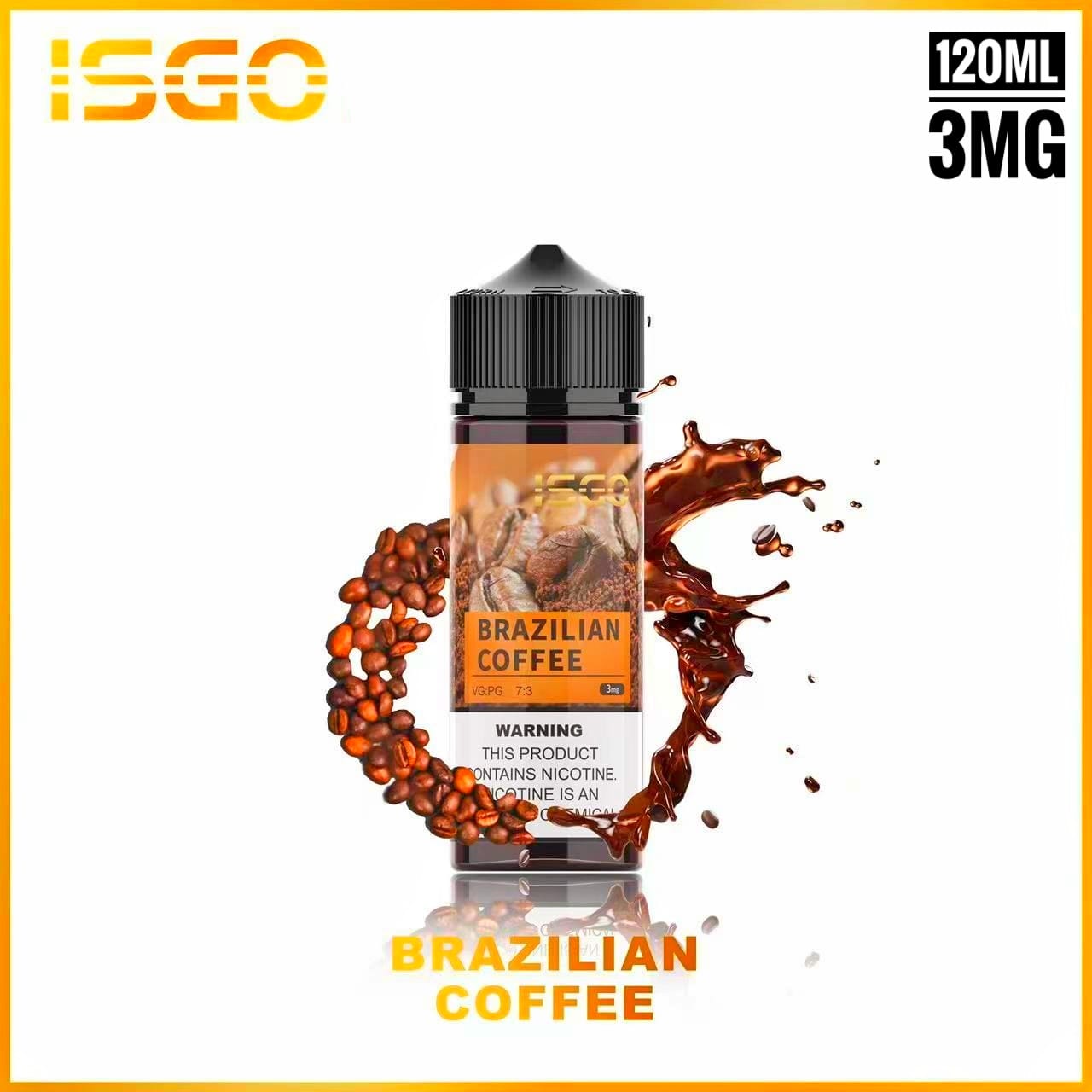 ISGO 120ML E-LIQUID ALL FLAVORS