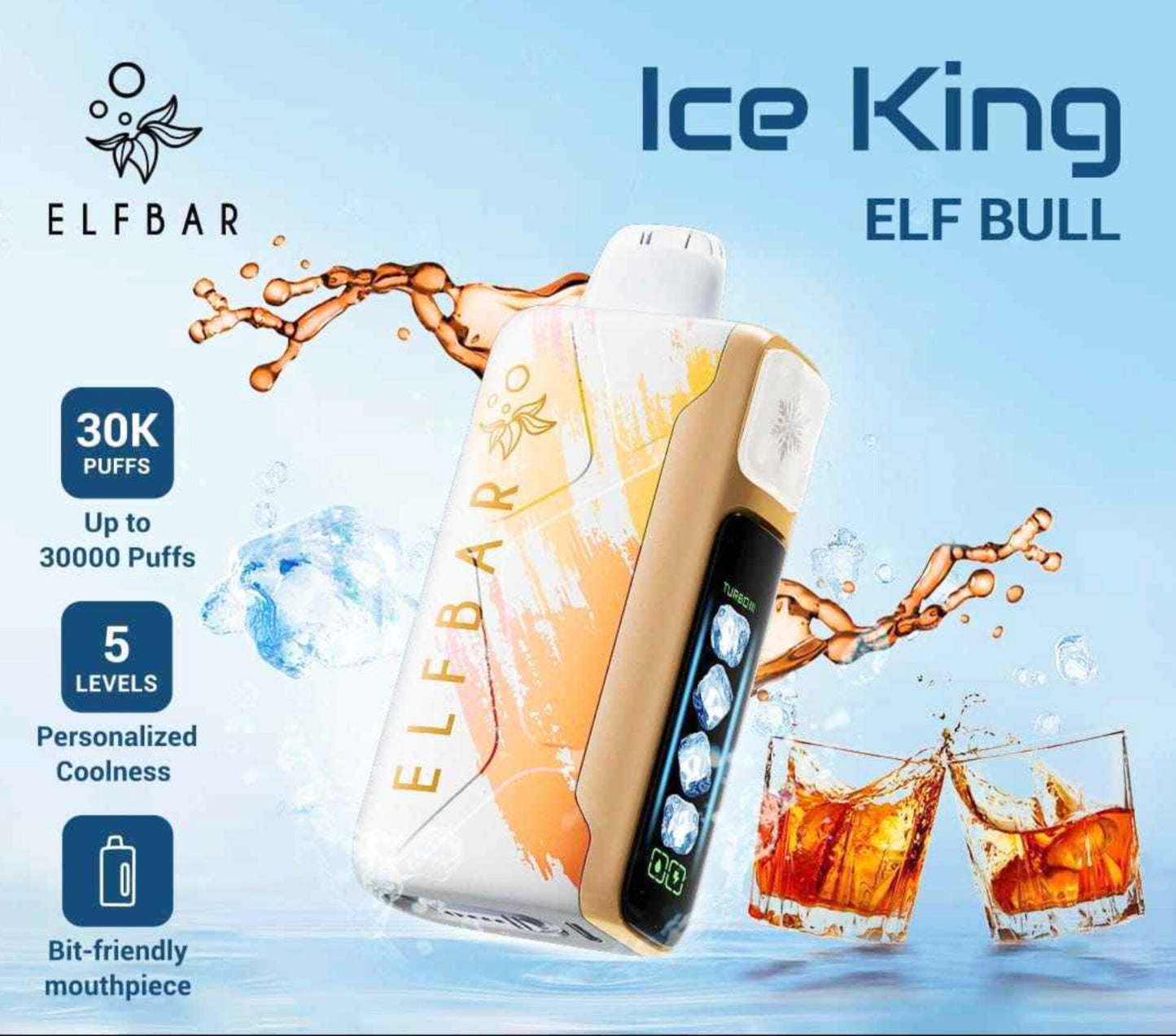 ELF BAR Ice King 30000 Puffs Disposable Vape 50mg