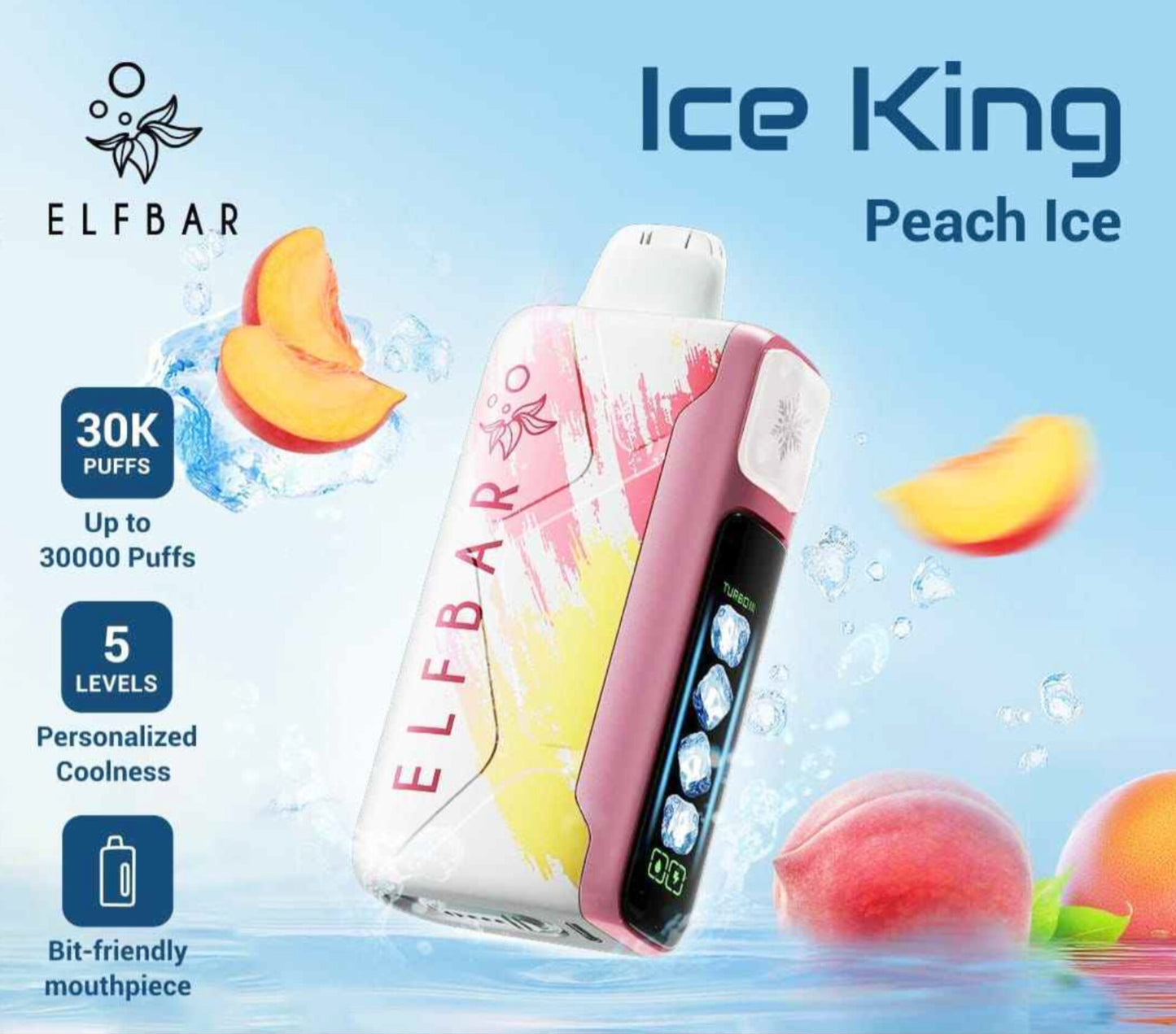 ELF BAR Ice King 30000 Puffs Disposable Vape 50mg