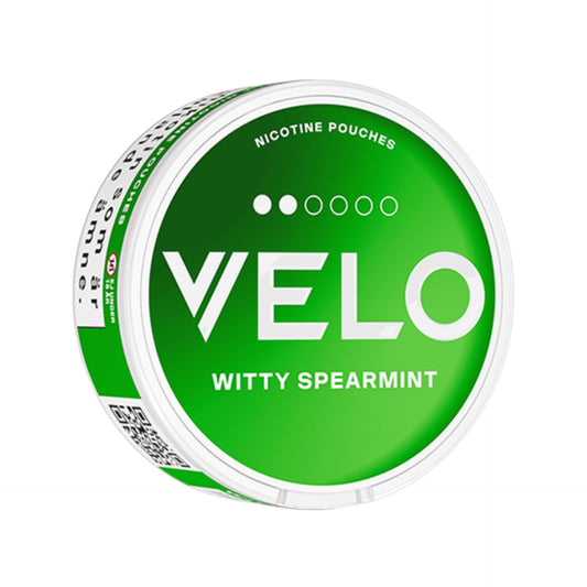 VELO Nicotine Pouches Witty Spearmint 6mg. VELO SNUS Witty Spearmint SLIM 2 dot