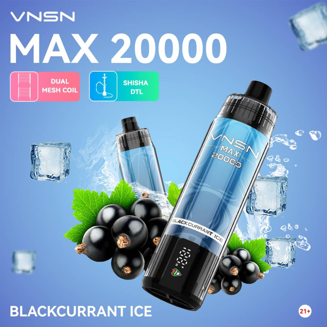 VNSN MAX 20000 Puffs Disposable Vape In Dubai UAE