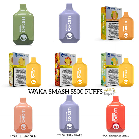 Waka Smash 5500 Puffs Disposable Vape By Relx