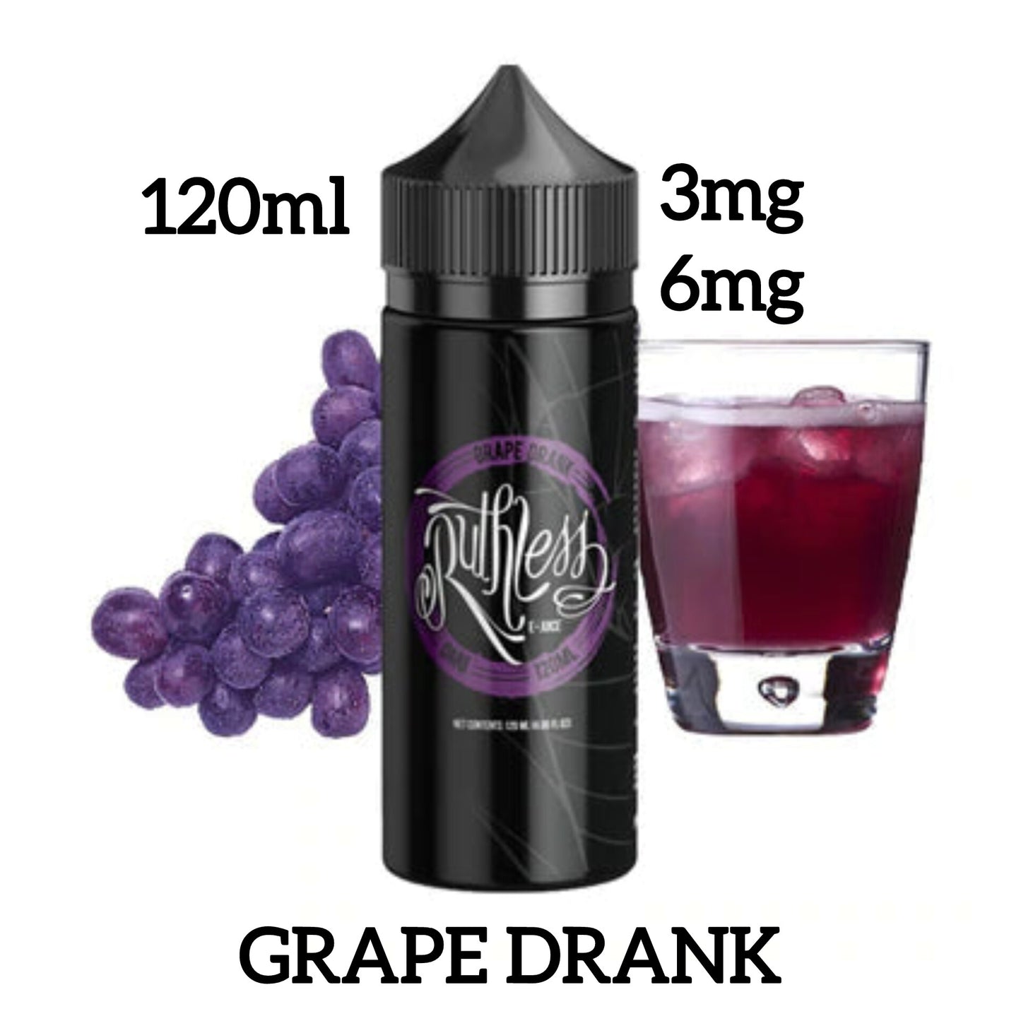 GRAPE DRANK 120ml E-Juice By RUTHLESS VAPOR