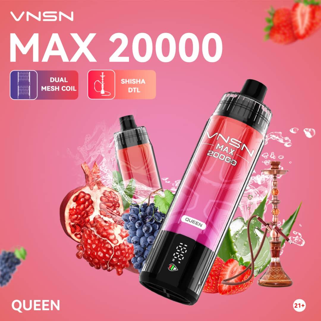 VNSN MAX 20000 Puffs Disposable Vape In Dubai UAE