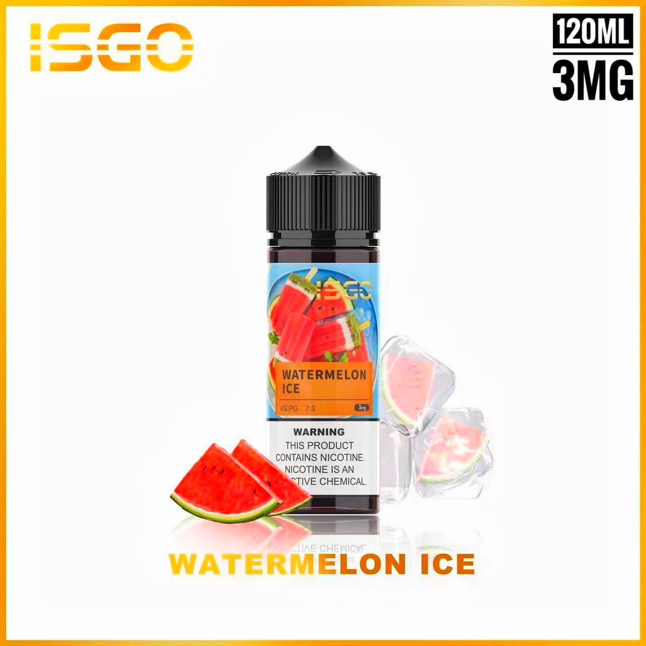 ISGO 120ML E-LIQUID ALL FLAVORS