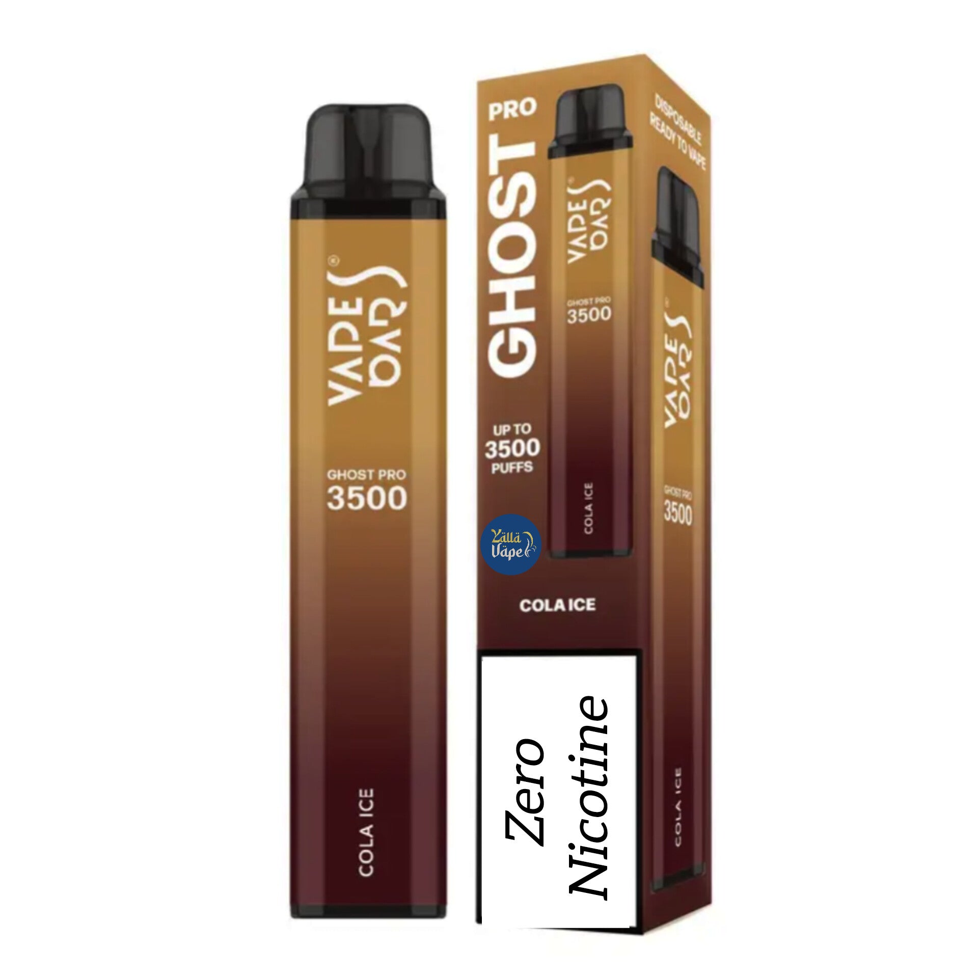 VAPES BARS GHOST PRO 3500 Puffs (ZERO NICOTINE) Disposable Vape YALLA VAPE VAPES BARS GHOST PRO 3500 Puffs (ZERO NICOTINE) Disposable Vape YALLA VAPE