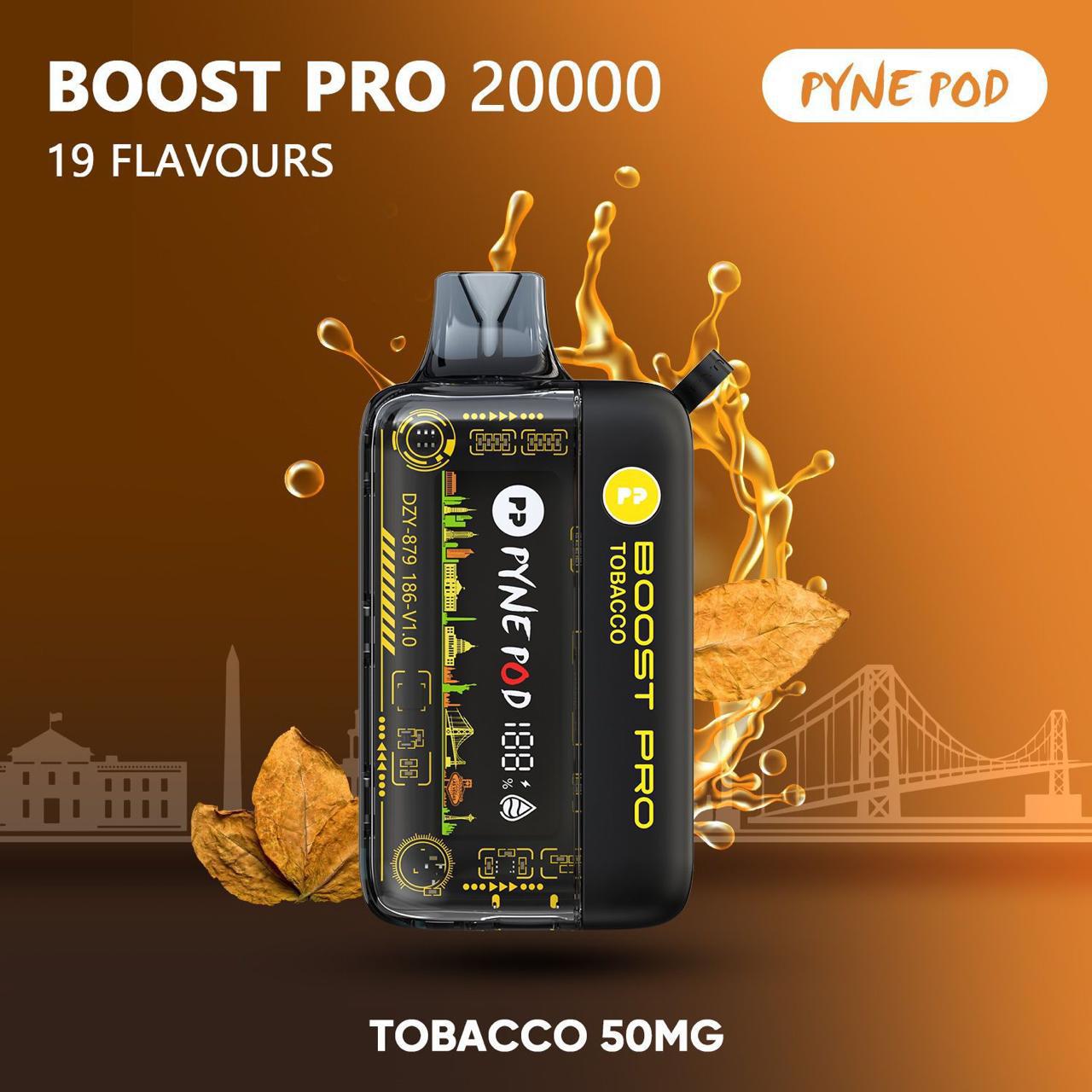 PYNE POD Boost Pro 20000 Puffs 50MG Disposable Vape in Dubai UAE