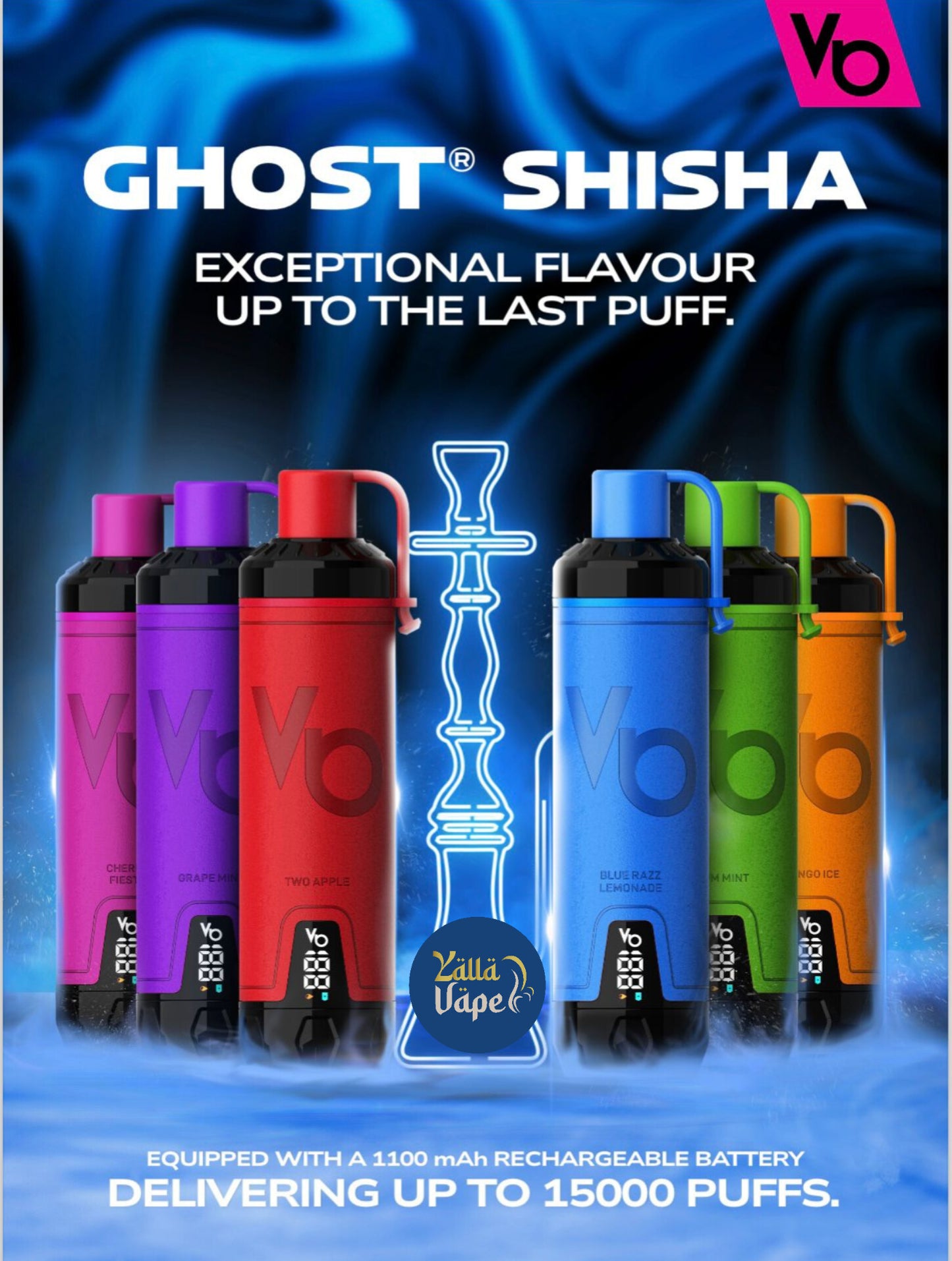 GHOST SHISHA 15000 Puffs