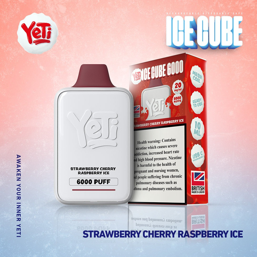 Yeti Ice Cube 6000 Puffs Disposable Vape 20mg In Dubai UAE