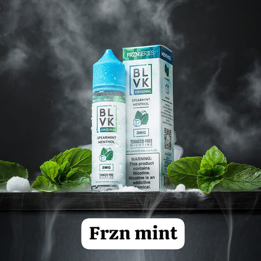 SPEARMINT MENTHOL (Frzn Mint) 3mg 60ml E-liquid By BLVK ORIGINAL (FRZN SERIES)