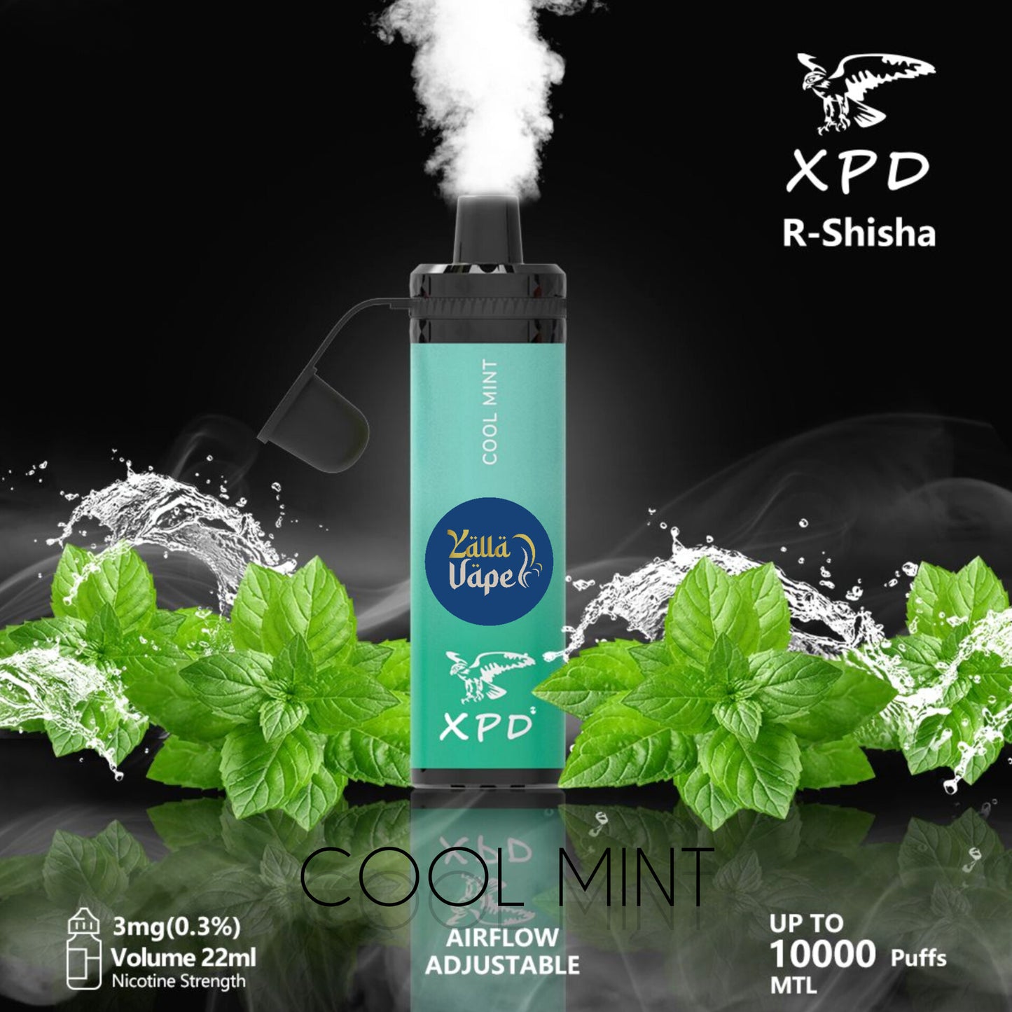 XPD BAR SHISHA 3mg Nicotine 10000 Puffs