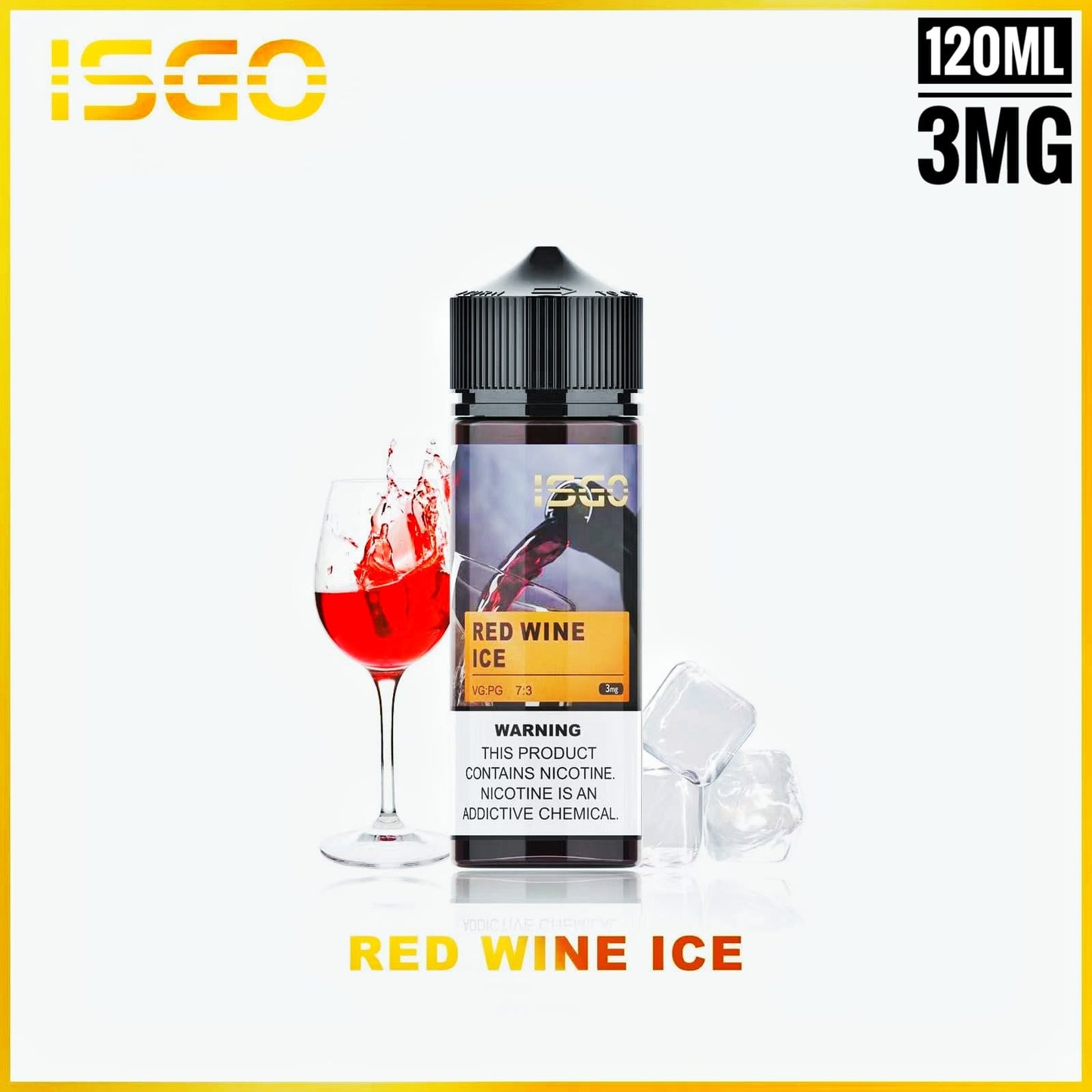 ISGO 120ML E-LIQUID ALL FLAVORS