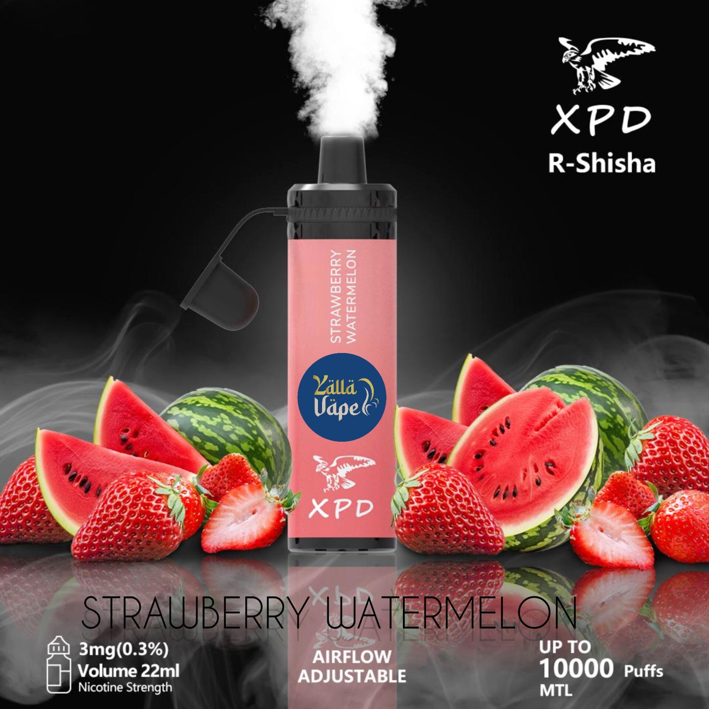 XPD BAR SHISHA 3mg Nicotine 10000 Puffs