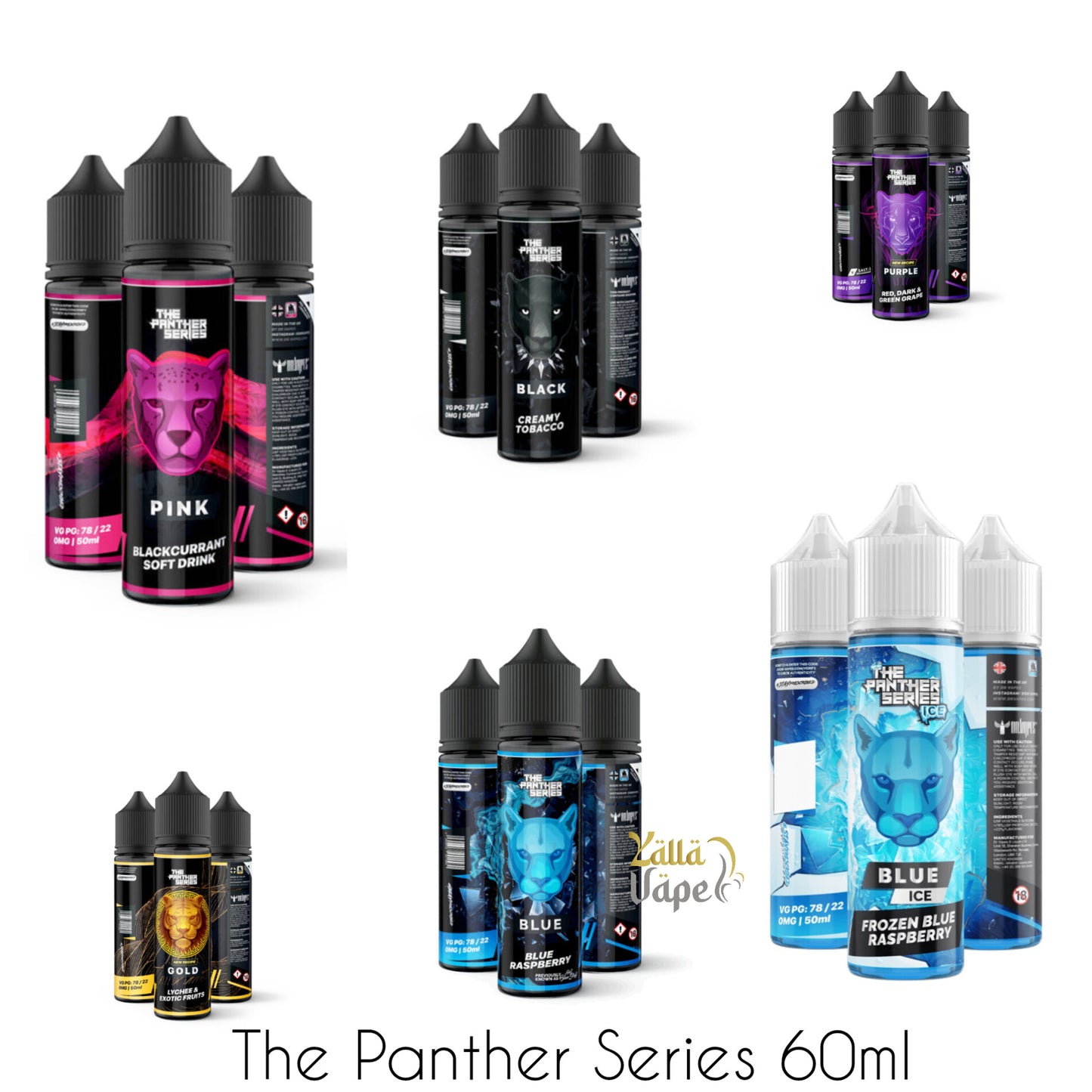 DR. VAPE (THE PANTHER SERIES) 60ml All Flavors