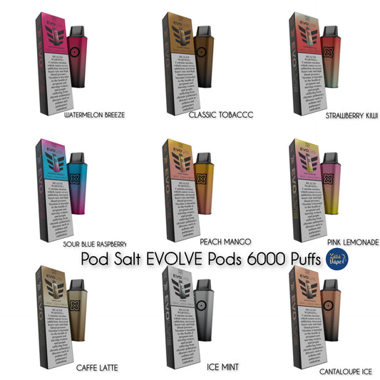 Pod Salt EVOLVE Pods 6000 Puffs 20mg