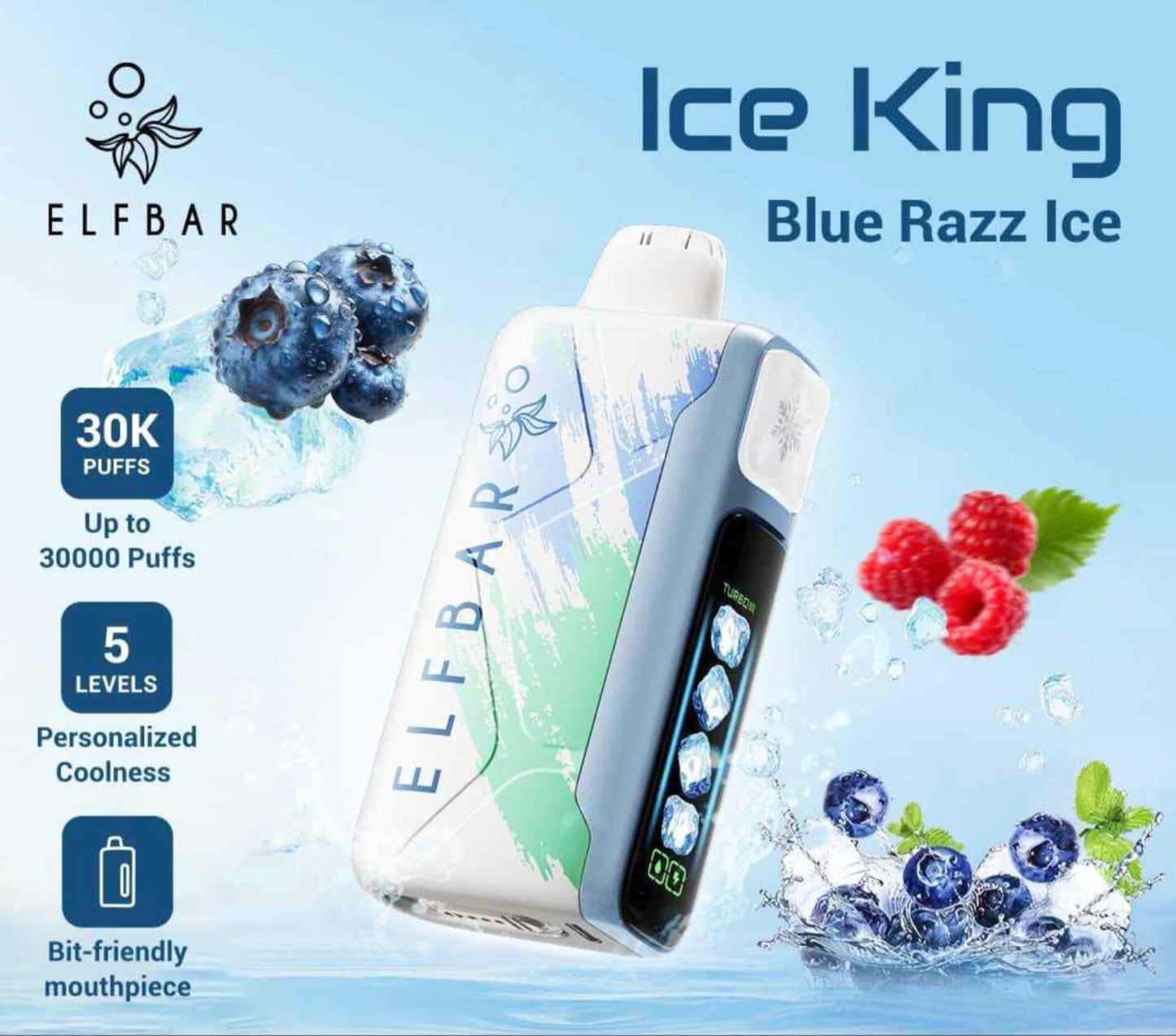 ELF BAR Ice King 30000 Puffs Disposable Vape 50mg