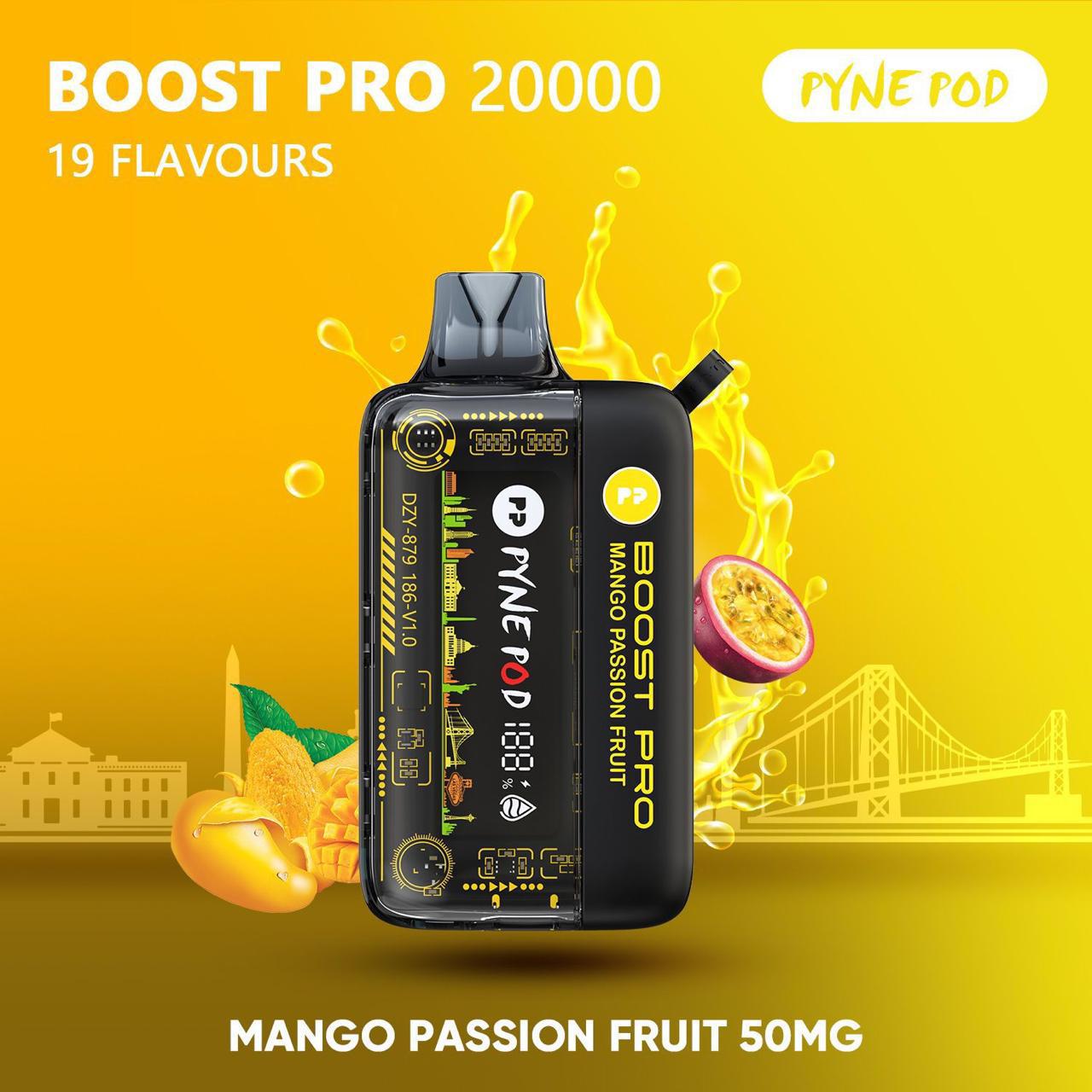 PYNE POD Boost Pro 20000 Puffs 50MG Disposable Vape in Dubai UAE