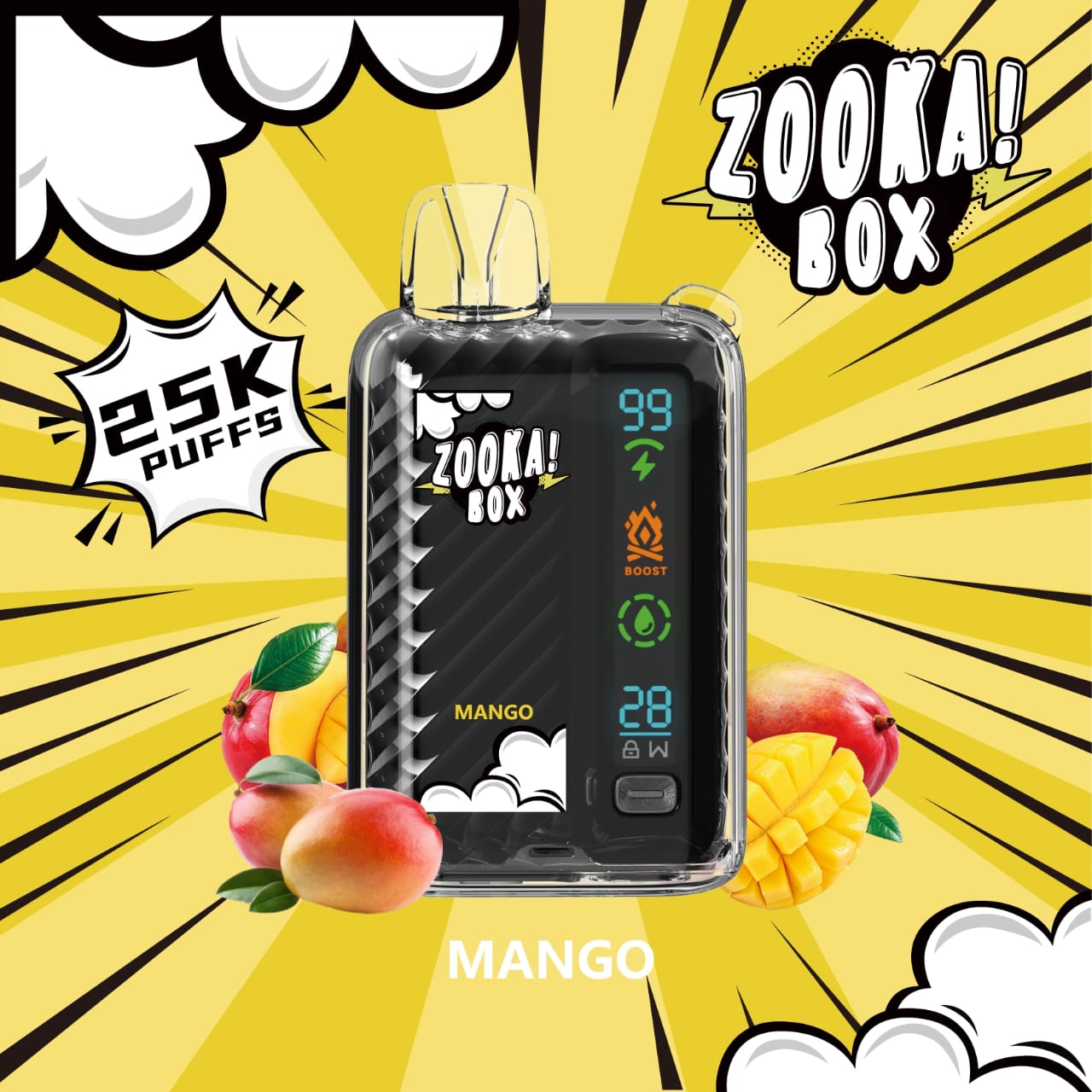 ZOOKA BOX 25000 Puffs 20mg By BAZOOKA