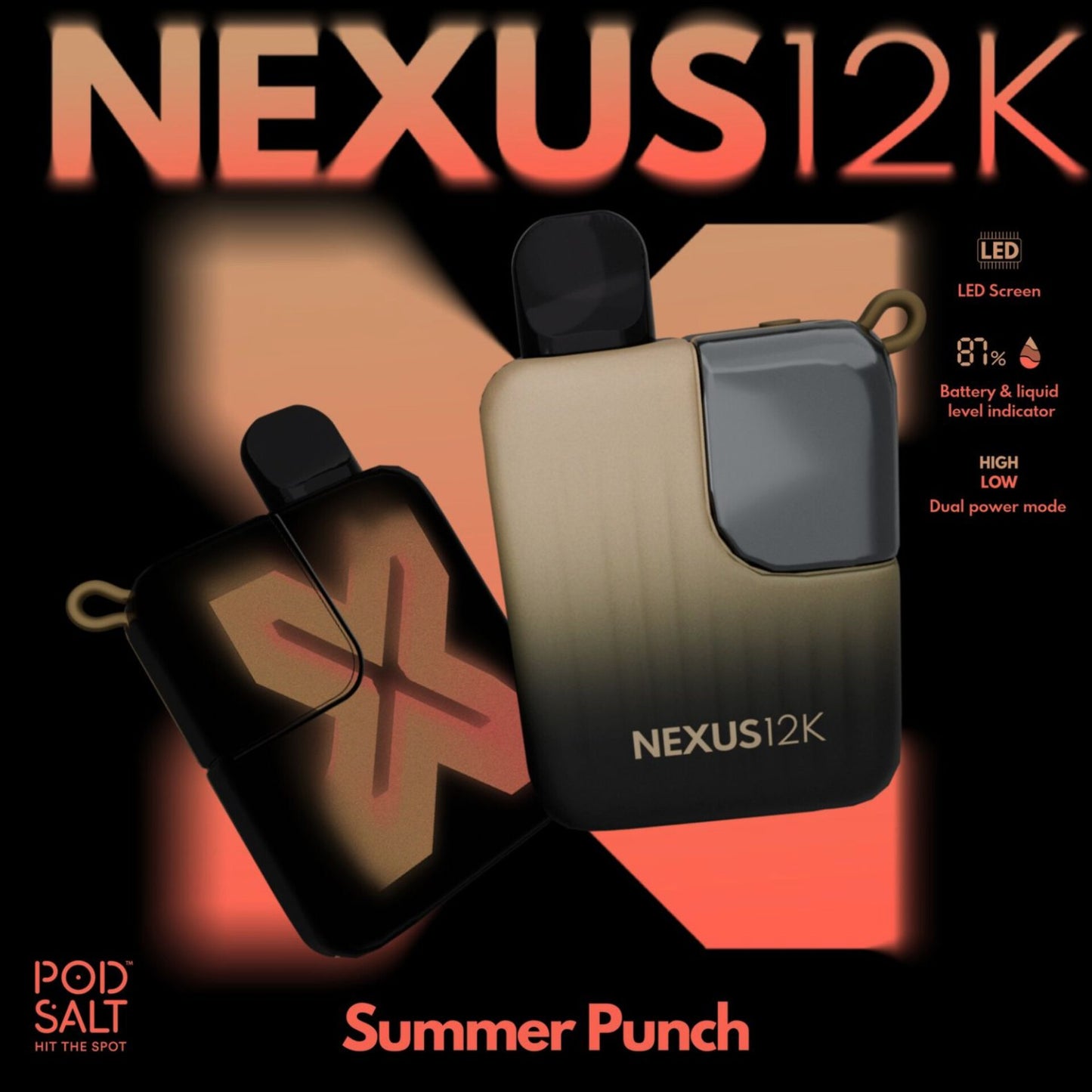 Pod Salt Nexus 12000 Puffs Summer Punch 