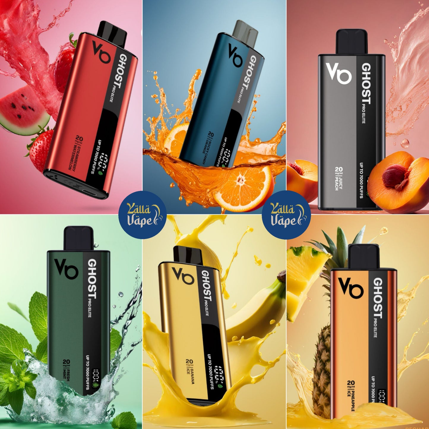 VAPE BAR GHOST PRO ELITE 7000 Puffs