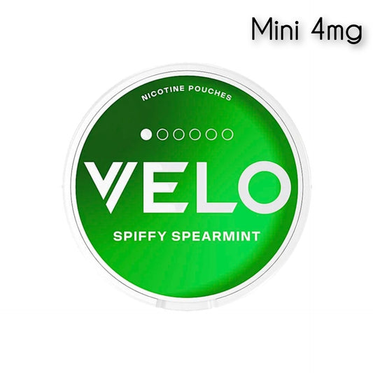 Velo Nicotine Pouches Spiffy Spearmint Mini 4mg - 1 dot. Velo SNUS Easy Mint mini 4mg New name & Outfit. 