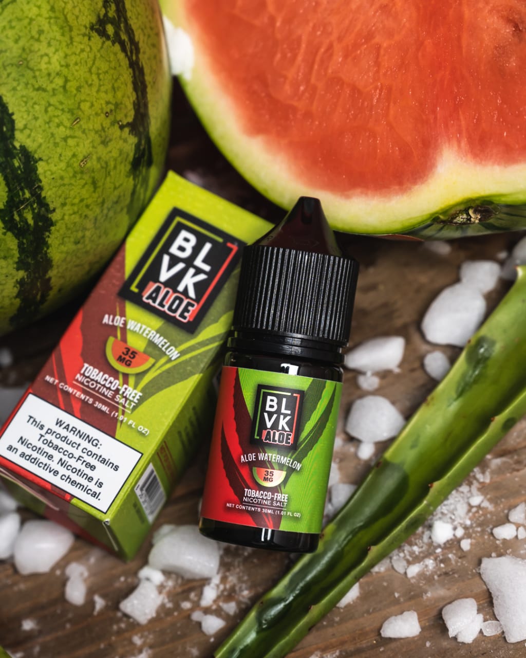 ALOE WATERMELON By BLVK ALOE Saltnic 30mL In Dubai UAE