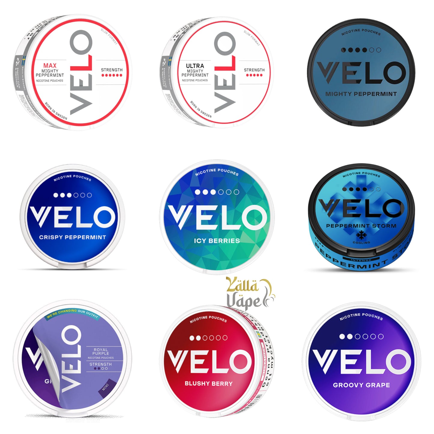 Velo (Sweden) Nicotine Pouches/SNUS In Dubai UAE