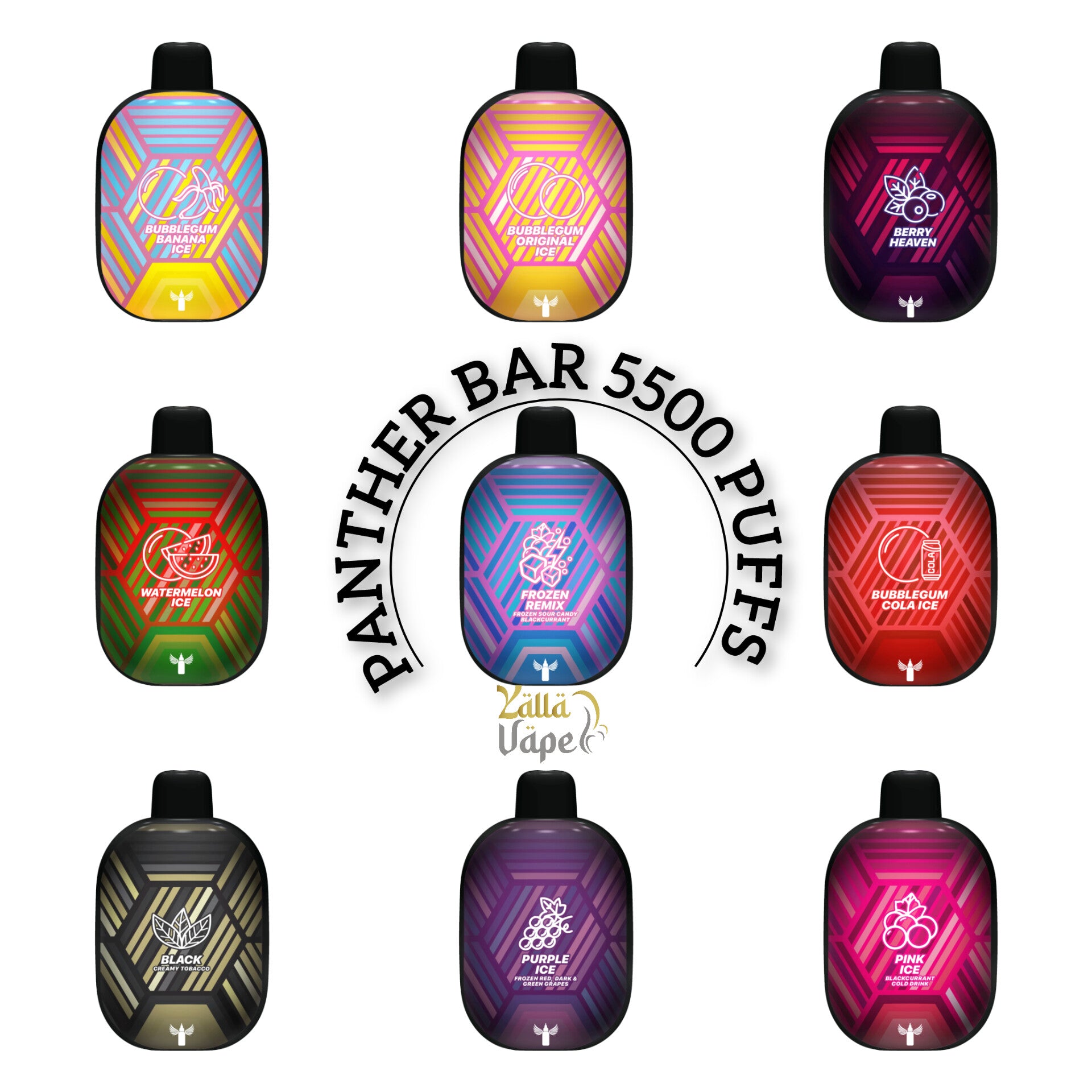 PANTHER BAR 5500 Puffs Rechargeable Disposable Vape By Dr. Vape YALLA VAPE PANTHER BAR 5500 Puffs Rechargeable Disposable Vape By Dr. Vape YALLA VAPE
