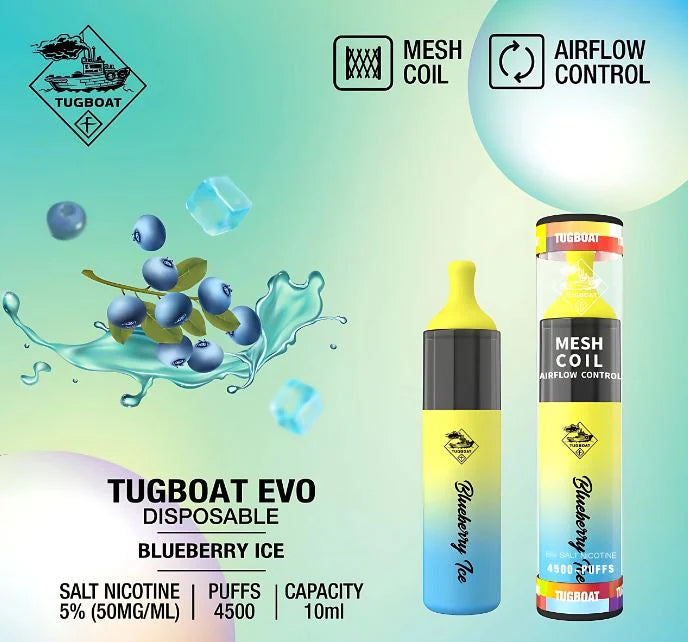 TUGBOAT EVO 4500 Puffs