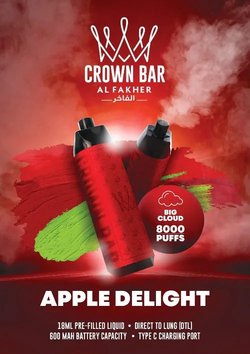 AL FAKHER CROWN BAR 8000 Puffs in UAE