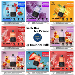 Geek Bar Ice Prince 50K Puffs Disposable Vape in Dubai UAE