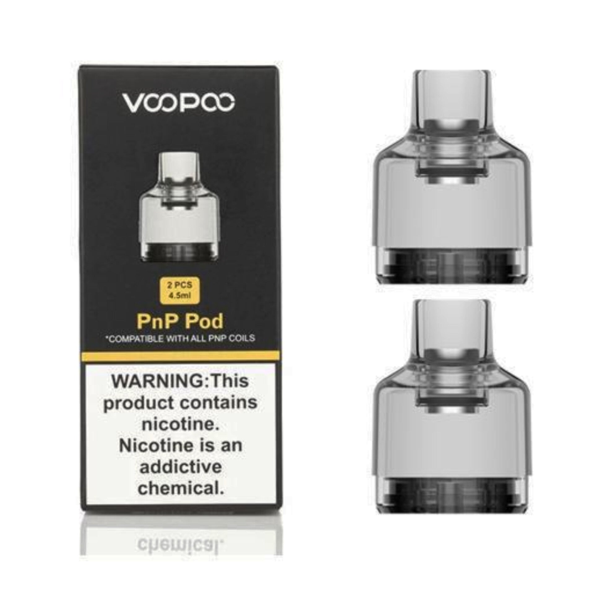 InShot_20240711_074324210.jpg VOOPOO PnP Replacement pods for Drag X/S 4.5ml (2pcs/1pack) - Image 1