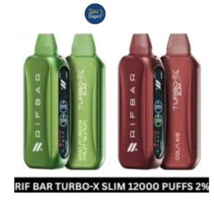 Rif Bar Turbo X Slim 12000 Puffs Disposable Vape In Dubai UAE