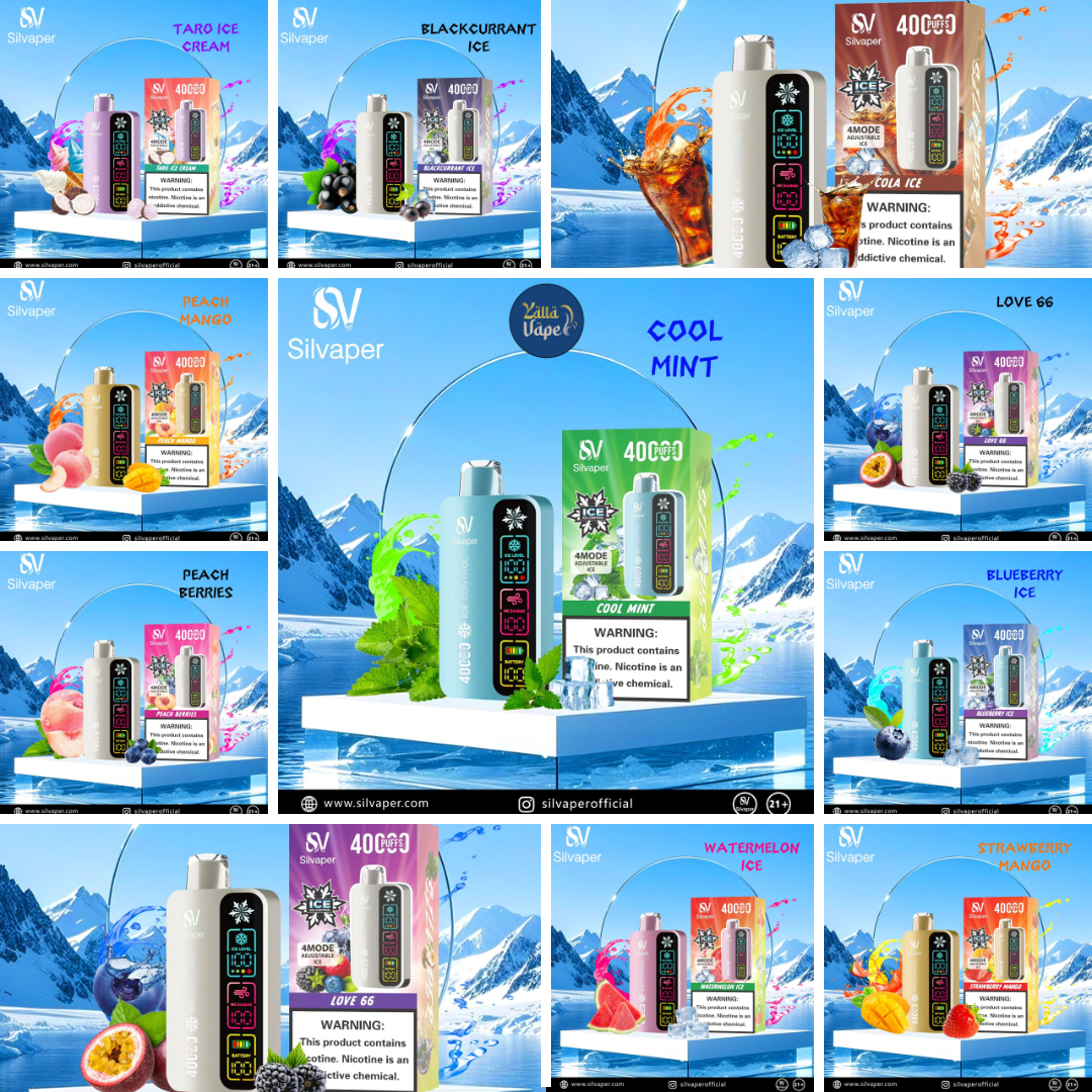 Silvaper_40000_Puffs_Disposable_Vape_UAE.png Silvaper 40K Puffs Disposable Vape in Dubai, Abu Dhabi & UAE Delivery - Image 1