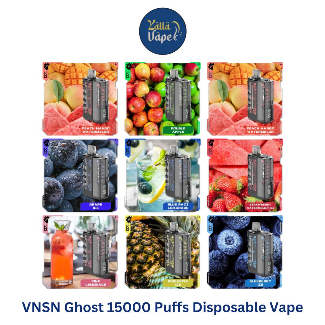 VNSN_Ghost_15000_Puffs_Disposable_Vape_uae.jpg VNSN GHOST 15000 Puffs 50mg/5% Nicotine Disposable Vape - Image 1