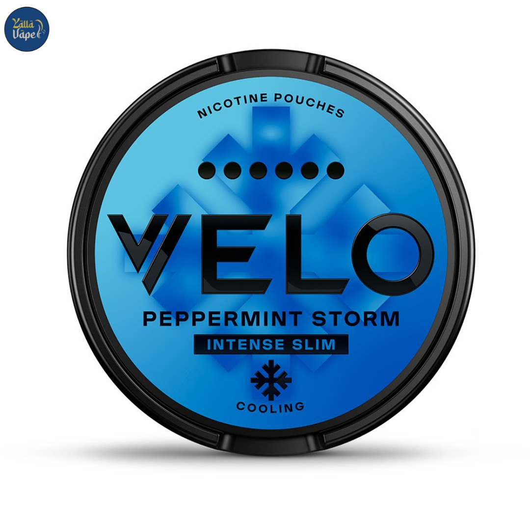Velo_Peppermint_Storm_Max_17mg_Nicotine_Pouches.png Buy Velo Peppermint Storm Max 17mg (6 Dots) – Dubai, Abu Dhabi & UAE - Image 1