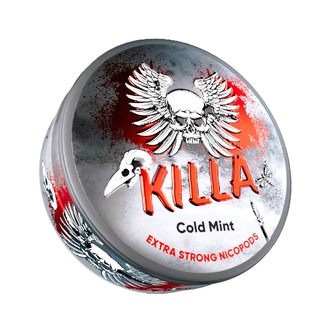 killaColdMintExtraStrongNicopods16mg.jpg Killa Cold Mint Extra Strong 16mg - Image 1