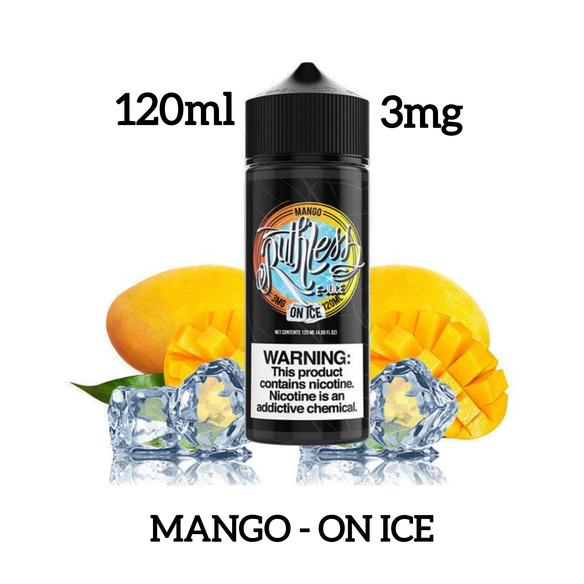 rn-image_picker_lib_temp_978ce9e5-536e-4a55-9022-85997c47d61d.jpg MANGO ON ICE 120ml E-Juice By RUTHLESS VAPOR - Image 1